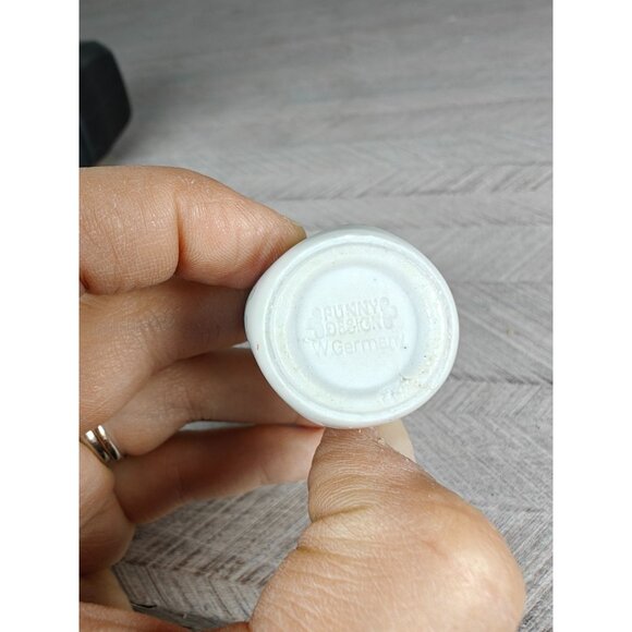 Vintage Miniature Christmas Candle Holders Santa Reindeer Western Germany - Picture 8 of 8